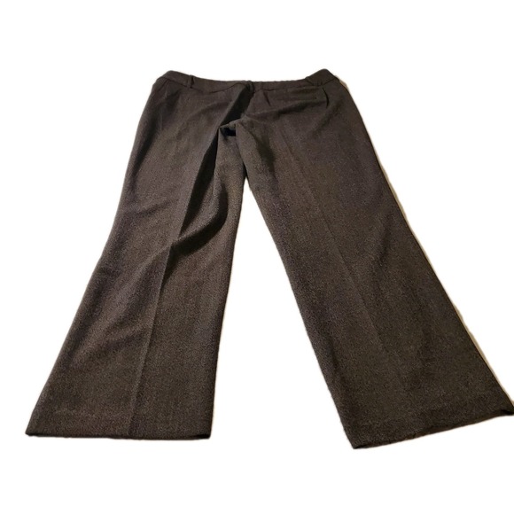 Nine West Curvy Bootcut Career Pants Sz 18 Wide Leg Gray Stretch Zip Comfort - Picture 2 of 6